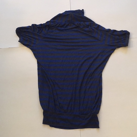 NWT Free People Striped S/S Mock Turtleneck - Picture 4 of 4